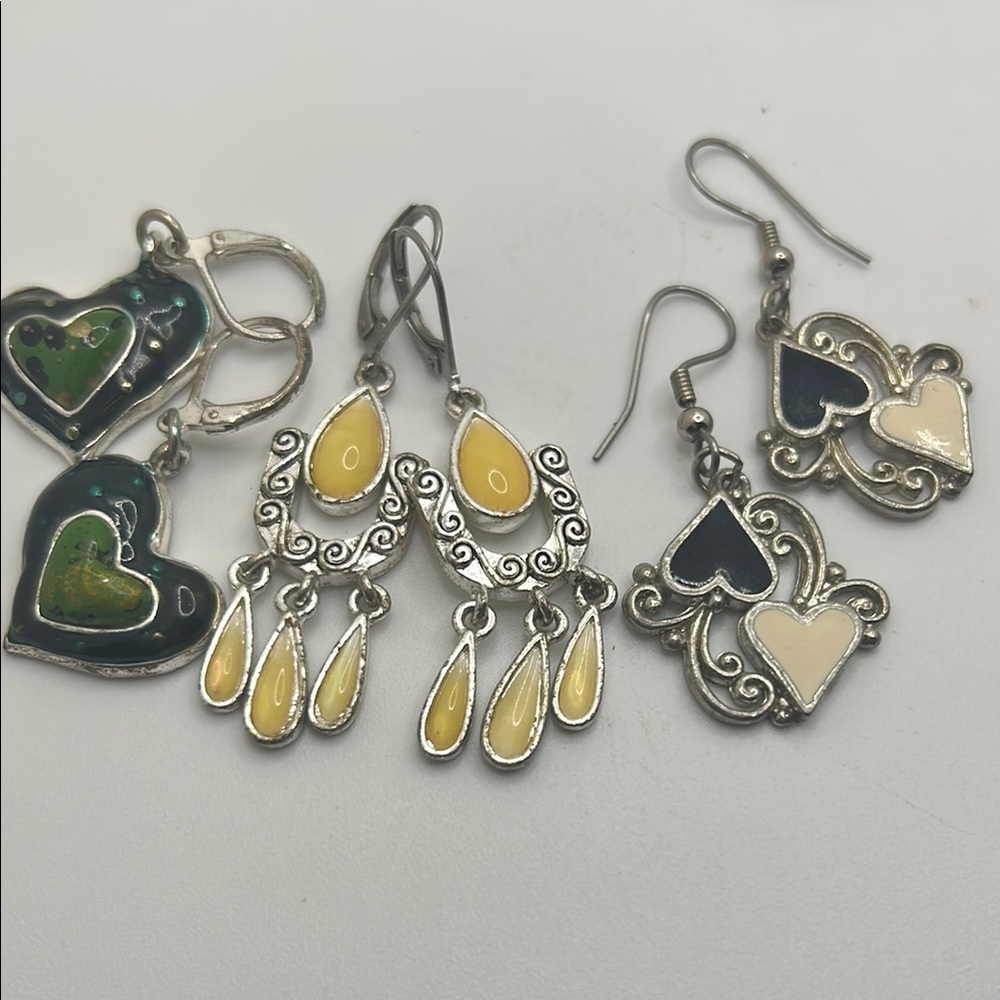 Silver Earring set